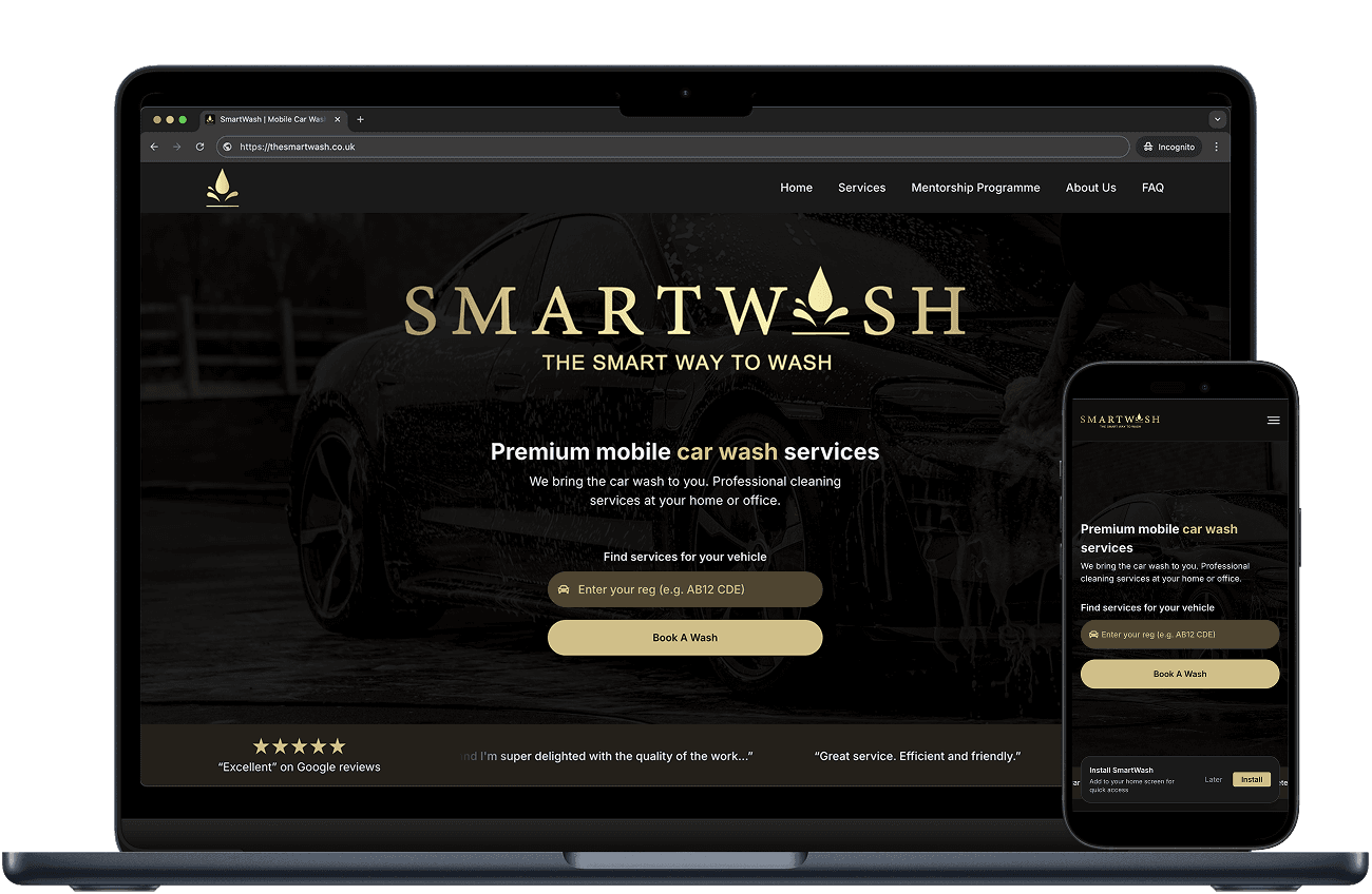SmartWash Website